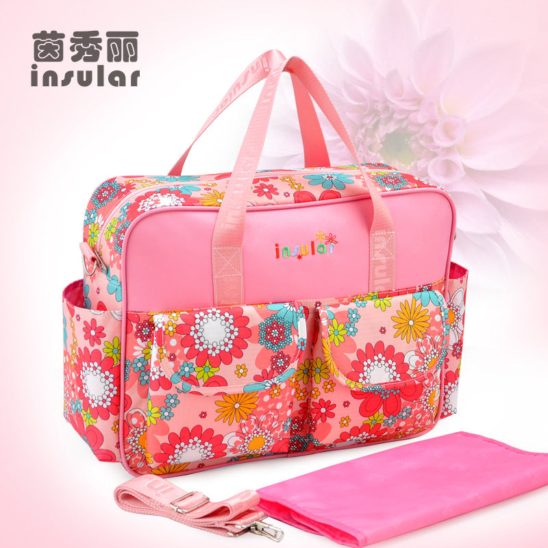 Fashionable Waterproof Multi-Functional Maternity Bag