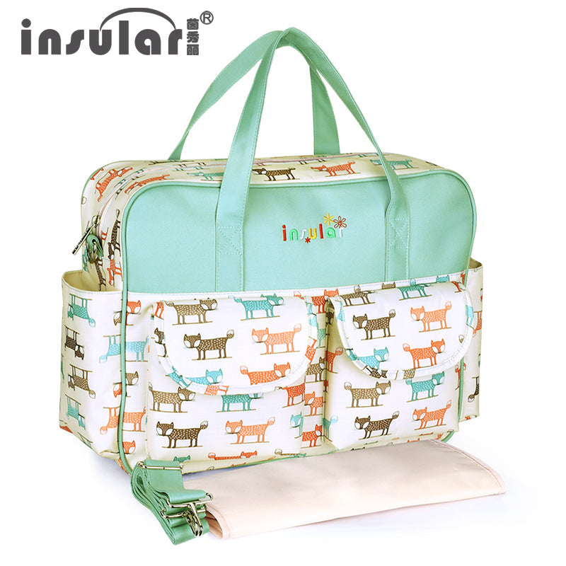 Fashionable Waterproof Multi-Functional Maternity Bag