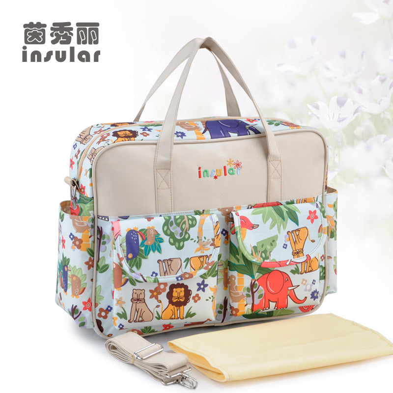 Fashionable Waterproof Multi-Functional Maternity Bag