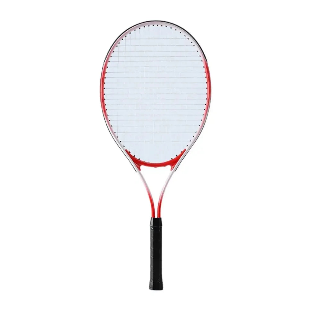 Unisex Child Tennis Racket - Professional Training Racquet Red/Blue for Beginners Shockproof Interactive for Parent/Child