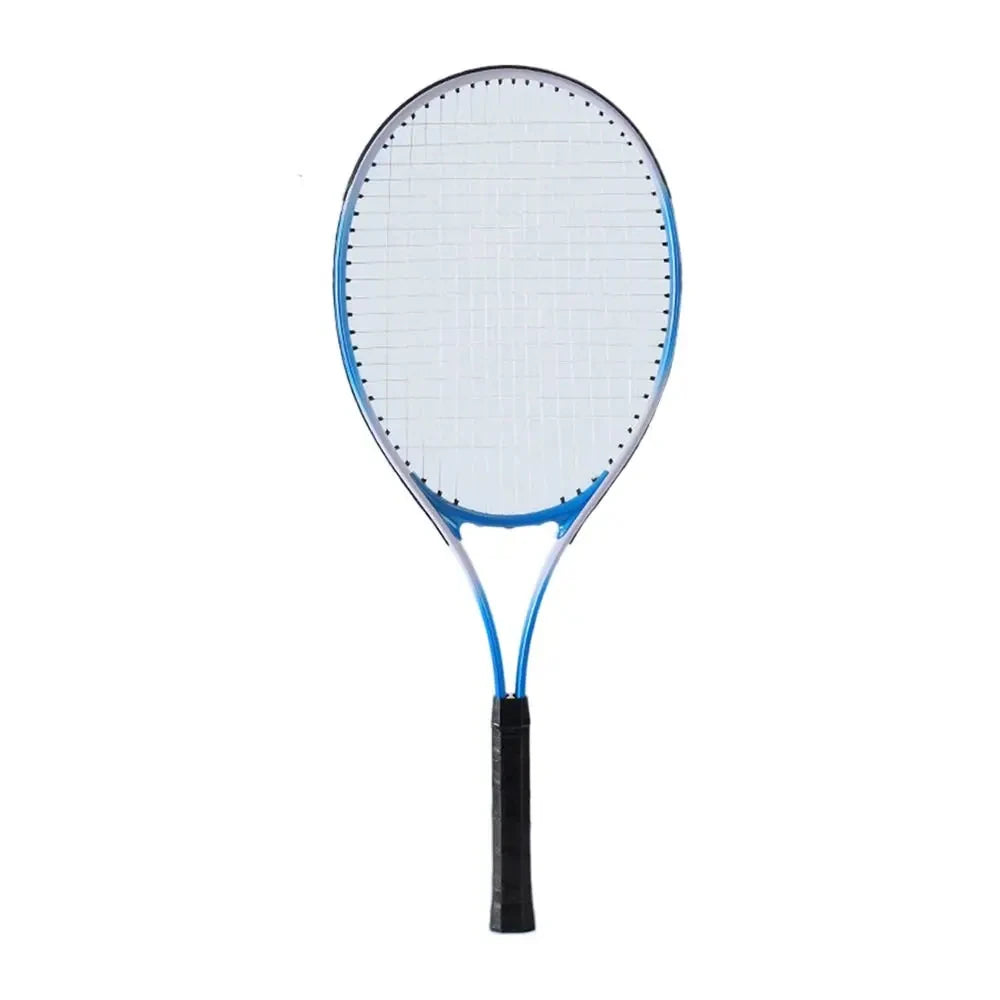 Unisex Child Tennis Racket - Professional Training Racquet Red/Blue for Beginners Shockproof Interactive for Parent/Child