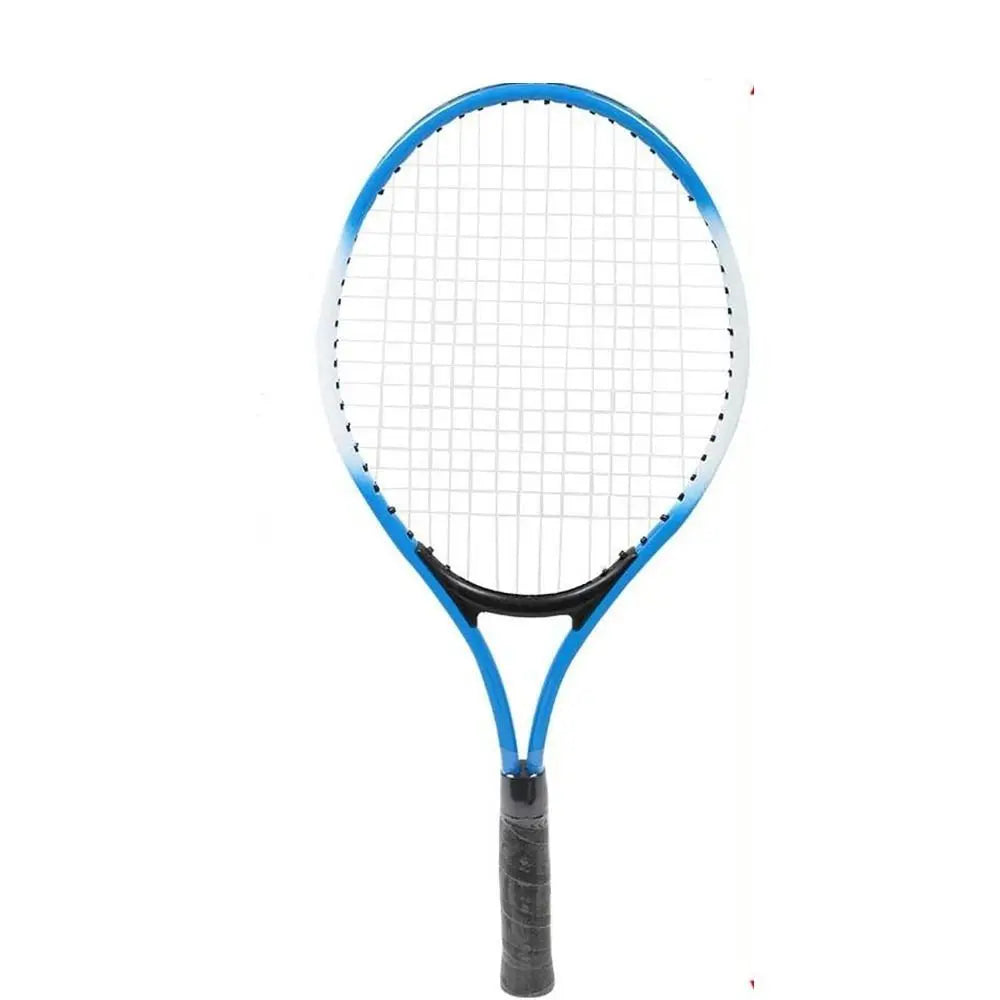 Single Tennis Racket Set for Kids Shock Absorbing Portable Tennis Trainer Rebound 23inch Lightweight Sports Game