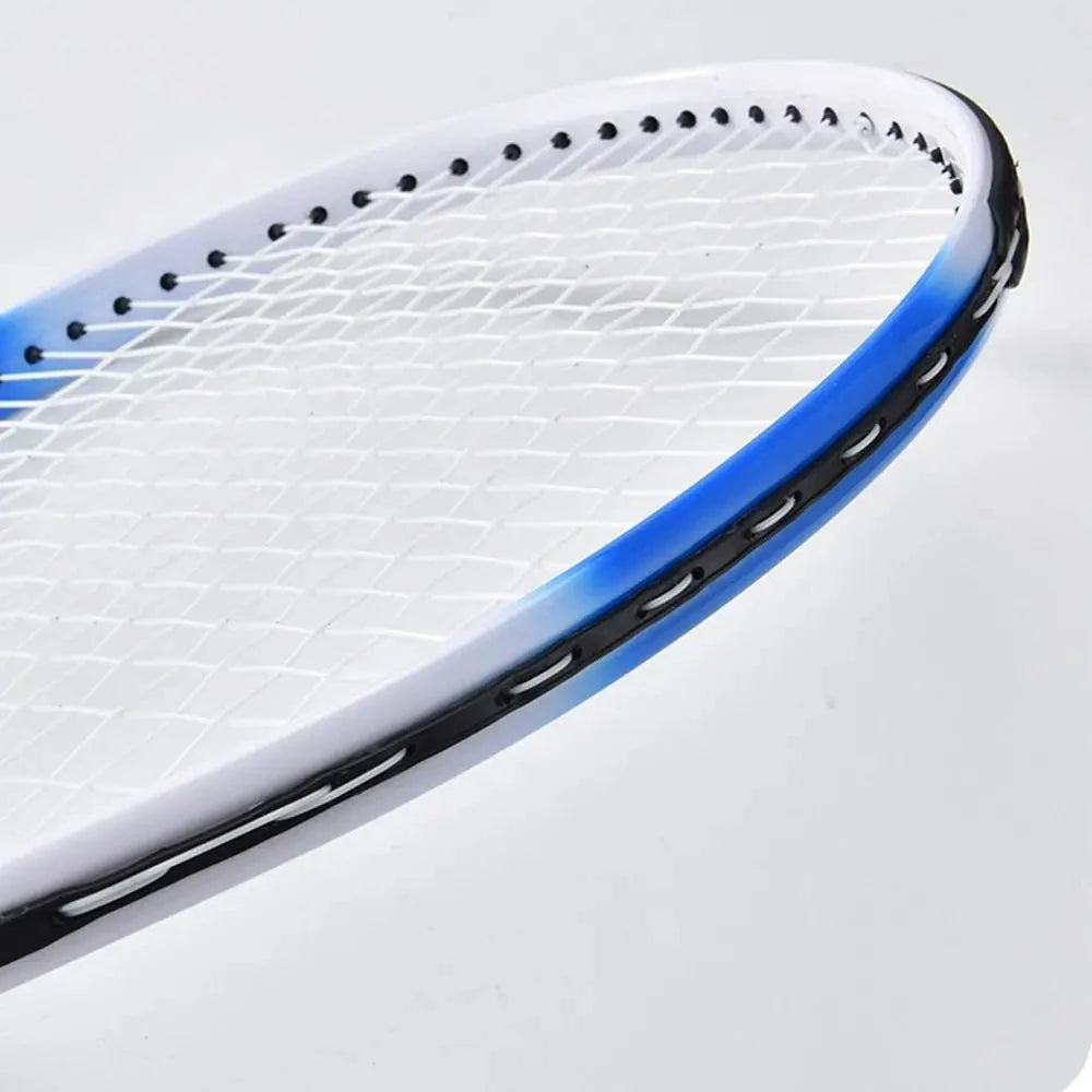 Unisex Child Tennis Racket - Professional Training Racquet Red/Blue for Beginners Shockproof Interactive for Parent/Child