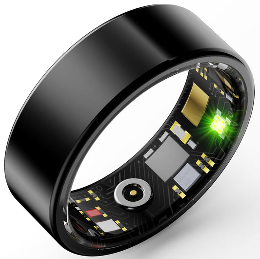 Smart Health Ring with Heart Rate, Sleep & Fitness Tracking