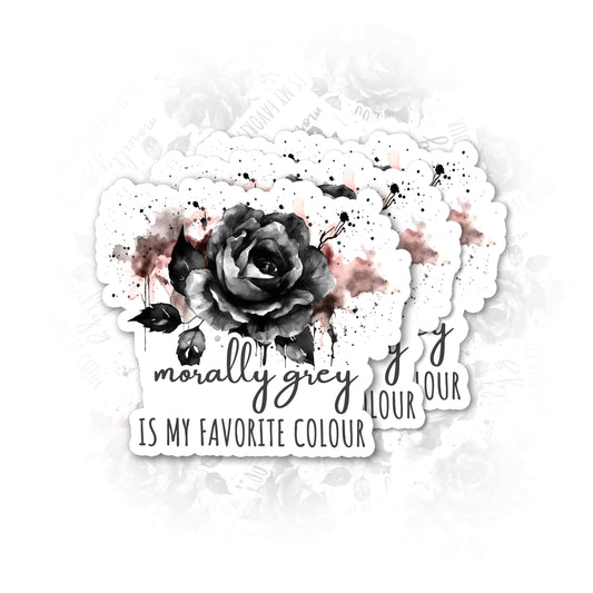 Morally Grey is My Favourite Colour â?? Bookish Sticker Set (3pcs)