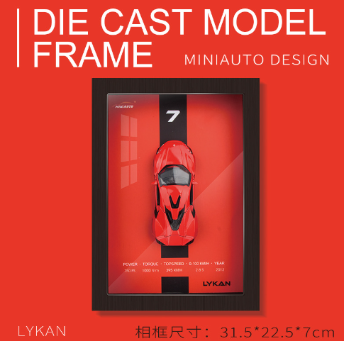 Car Frame 32â?¢ Alloy Model Wall Art (Single Piece)