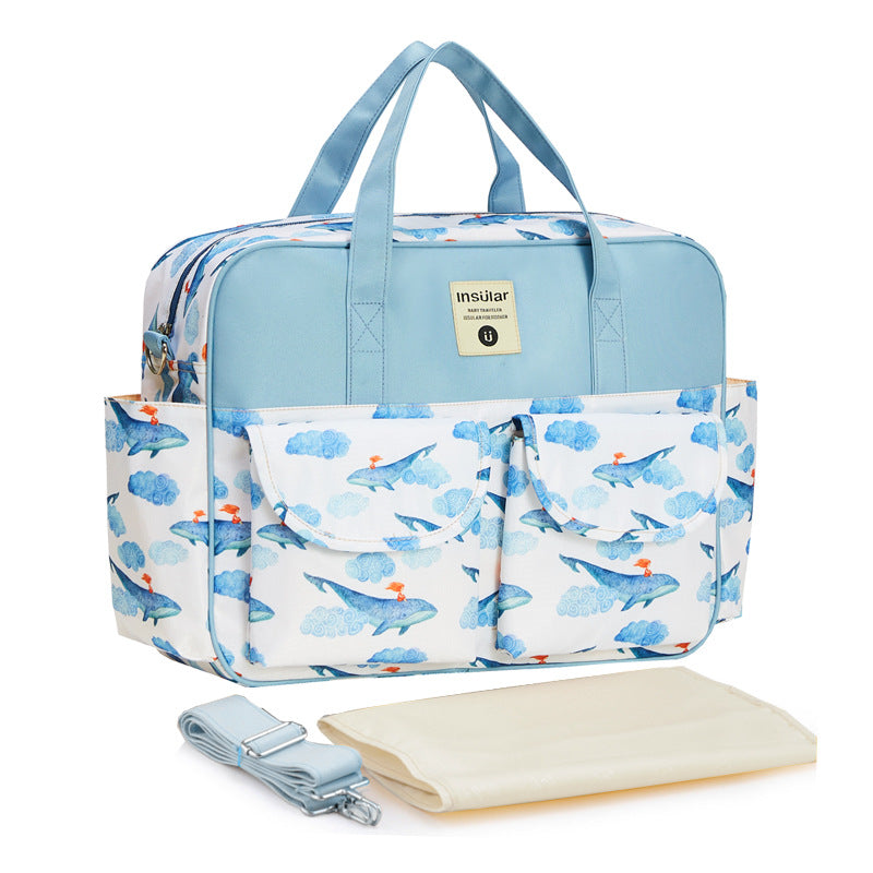 Fashionable Waterproof Multi-Functional Maternity Bag